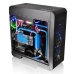 ATX Semi-toren doos THERMALTAKE Core V71 Tempered Glass Edition Blauw Zwart