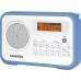 Radio Sangean PRD18W Blauw Amber Blauw/Wit