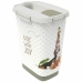 Voerbak voor katten Rotho Beige Plastic