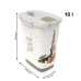 Dog Feeder Rotho White Plastic 10 L