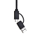 Адаптер за USB-C към успореден порт Unitek U1313C Сив 30 cm