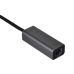 Adapter USB-C v Ethernet Unitek U1313C Siva 30 cm