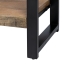 Tavolo aggiuntivo MANGO 100 x 40 x 60 cm Naturale Nero Legno Ferro