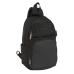 Mochila Safta Black Preto 18 x 34 x 12 cm