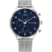 Miesten rannekellot Tommy Hilfiger 1692191 Hopeinen