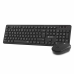 Teclado e Rato sem Fios Subblim SUBKBC-CSSW10 Preto Qwerty espanhol QWERTY