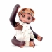 Boneco Bebé Berjuan Anireal 35 cm Aviador Macaco