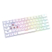 Πληκτρολόγιο Savio WHITEOUT X2 RED Μαύρο Qwerty US