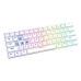 Klávesnica Savio WHITEOUT X2 BLUE Biela Qwerty US