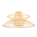 Ceiling Light DKD Home Decor 50 x 50 x 22 cm Light brown Bamboo 50 W