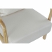 Fåtölj DKD Home Decor Beige Polyester Trä MDF (65 x 77 x 73 cm)