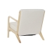 Fåtölj DKD Home Decor Beige Polyester Trä MDF (65 x 77 x 73 cm)