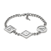 Bracelete masculino Emporio Armani STATION CHAIN Aço inoxidável