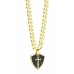 Men's Necklace Guess JUMN04019JWYGBKT-U Cross