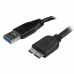 Kabel USB naar Micro-USB Startech USB3AUB50CMS         Zwart