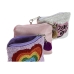 Purse Home ESPRIT Multicolour Rainbow Heart (6 Units)