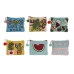 Porta-moedas Home ESPRIT Summer Multicolor (6 Unidades)