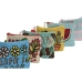 Porta-moedas Home ESPRIT Summer Multicolor (6 Unidades)