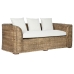 Hagesofa Home ESPRIT Hvit Brun Naturell Rotting 174 x 88 x 69 cm