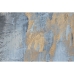 Painting Home ESPRIT Blue White Abstract Modern 187 x 3,8 x 126 cm