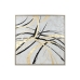 Paveikslas Home ESPRIT Balta Auksinis Abstraktus Šiuolaikiškas 131 x 4 x 131 cm