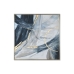 Картина Home ESPRIT Синий Белый Абстракция современный 131 x 3,8 x 131 cm