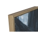 Slika Home ESPRIT Modra Bela Abstraktno Sodobna 131 x 3,8 x 131 cm