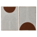 Maleri Home ESPRIT Beige Terrakotta Moderne Urban 50 x 3 x 70 cm (2 enheter)