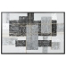 Malba Home ESPRIT Bílý Černý Zlatá Moderní/jazz 156 x 3,8 x 106 cm