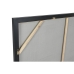 Pintura Home ESPRIT Branco Preto Dourado Moderno 156 x 3,8 x 106 cm