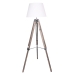Lampa Stojąca Home ESPRIT Biały Brązowy Drewno 40 x 40 x 150 cm