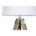 Luminária de chão Home ESPRIT Branco Castanho Madeira 40 x 40 x 150 cm