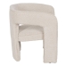 Dining Chair Beige Polyester 69 x 66 x 73 cm