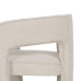 Dining Chair Beige Polyester 69 x 66 x 73 cm