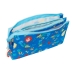 Pennenetui met 3 vakken The Paw Patrol Pups rule Blauw 22 x 12 x 3 cm