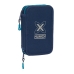 Astuccio Doppio Munich Nautic Blu Marino 12.5 x 19.5 x 4 cm 28 Pezzi