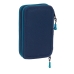 Dubbele etui Munich Nautic Marineblauw 12.5 x 19.5 x 4 cm 28 Onderdelen