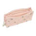 Tredobbelt bæretaske Minnie Mouse Baby Pink 22 x 12 x 3 cm
