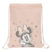 Раница с връвка Minnie Mouse Baby Розов 26 x 34 x 1 cm