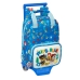 Schoolrugzak met Wielen The Paw Patrol Pups rule Blauw 20 x 28 x 8 cm