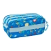 Dreifaches Mehrzweck-Etui The Paw Patrol Pups rule Blau 21,5 x 10 x 8 cm