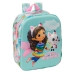 Mochila Escolar Gabby's Dollhouse Cor de Rosa Azul celeste 22 x 27 x 10 cm 3D