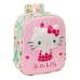 Koululaukku Hello Kitty Vihreä Pinkki 22 x 27 x 10 cm 3D