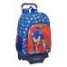 Schoolrugzak met Wielen Sonic Prime Blauw 33 x 42 x 14 cm