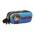 Portatodo Doble Harry Potter Azul Multicolor 21 x 8 x 6 cm 3D