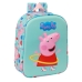 Kooliseljakott Peppa Pig Roheline Roosa 22 x 27 x 10 cm 3D