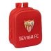 School Bag Sevilla Fútbol Club Red 22 x 27 x 10 cm 3D