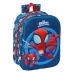 Mochila Escolar Spider-Man Vermelho Azul Marinho 22 x 27 x 10 cm 3D