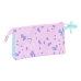 Tredubbel Carry-all Frozen Cool days Violett Himmelsblå 22 x 12 x 3 cm