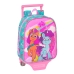 Skoleryggsekk med Hjul My Little Pony Magic Rosa Turkis 22 x 27 x 10 cm